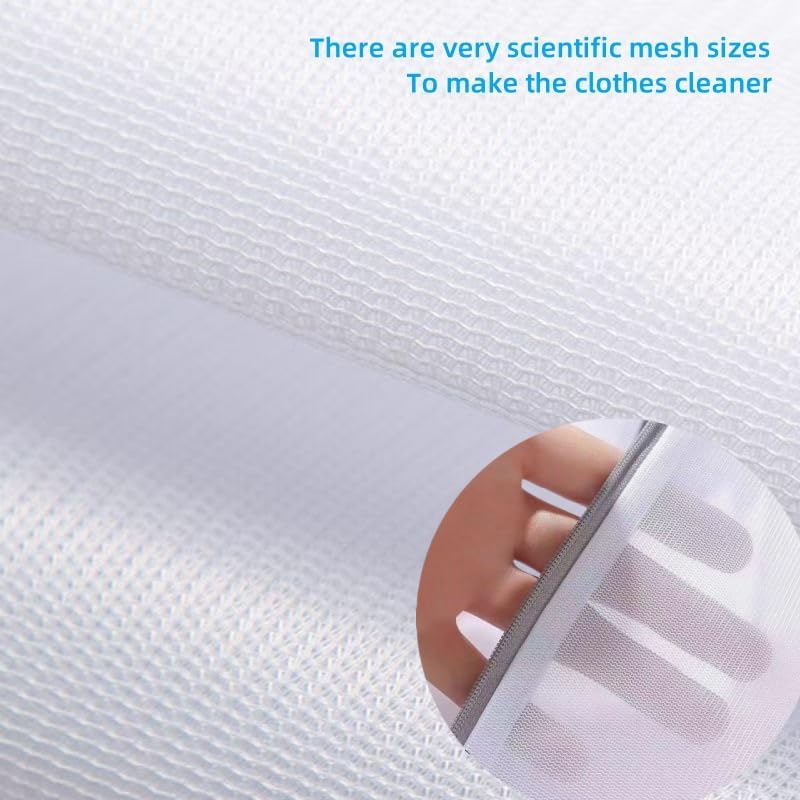 Lingerie Bags for Washing Delicates Pack Of 3 L/M/S Laundry Bags Mesh Wash Bags for Bra Socks Underwear Baby Clothes Garment Bag for Washing Machine