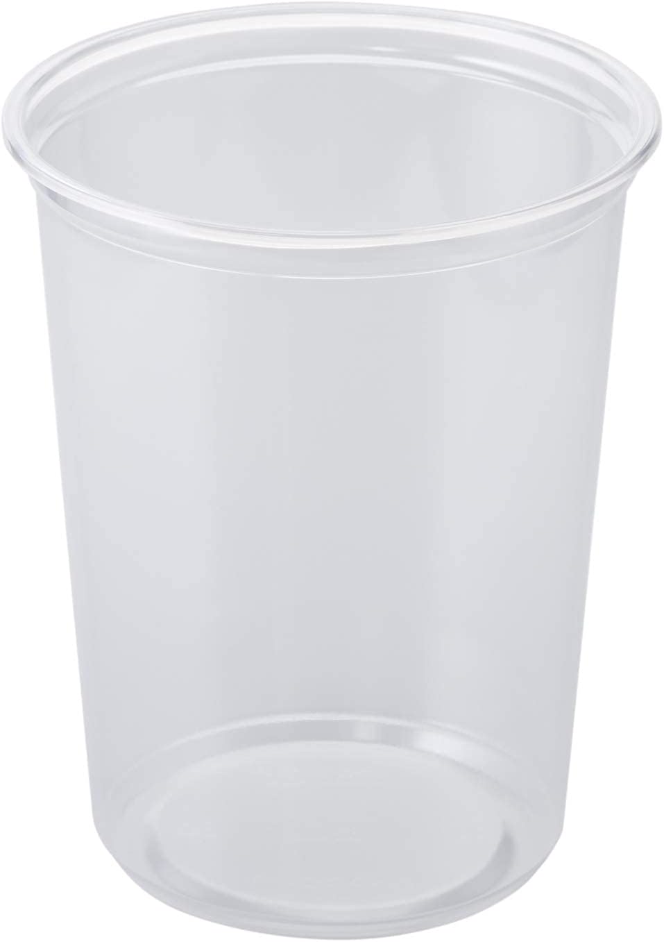 Karat [32oz - 240 ct] Clear PP Injection Molded Round Deli Containers with Lids (FP-IMDC32-PP)