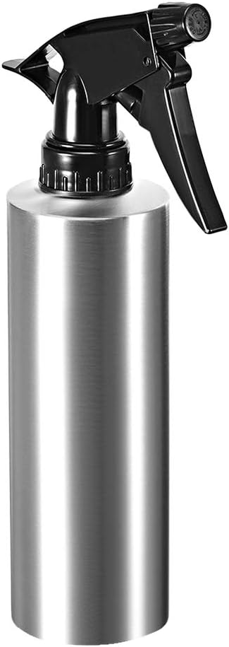 uxcell 11.8oz/350ml Spray Bottle 304 Stainless Steel with Fine Mist Sprayer, Empty Refillable Container for Kitchen Bathroom or Plants Water Sprayer