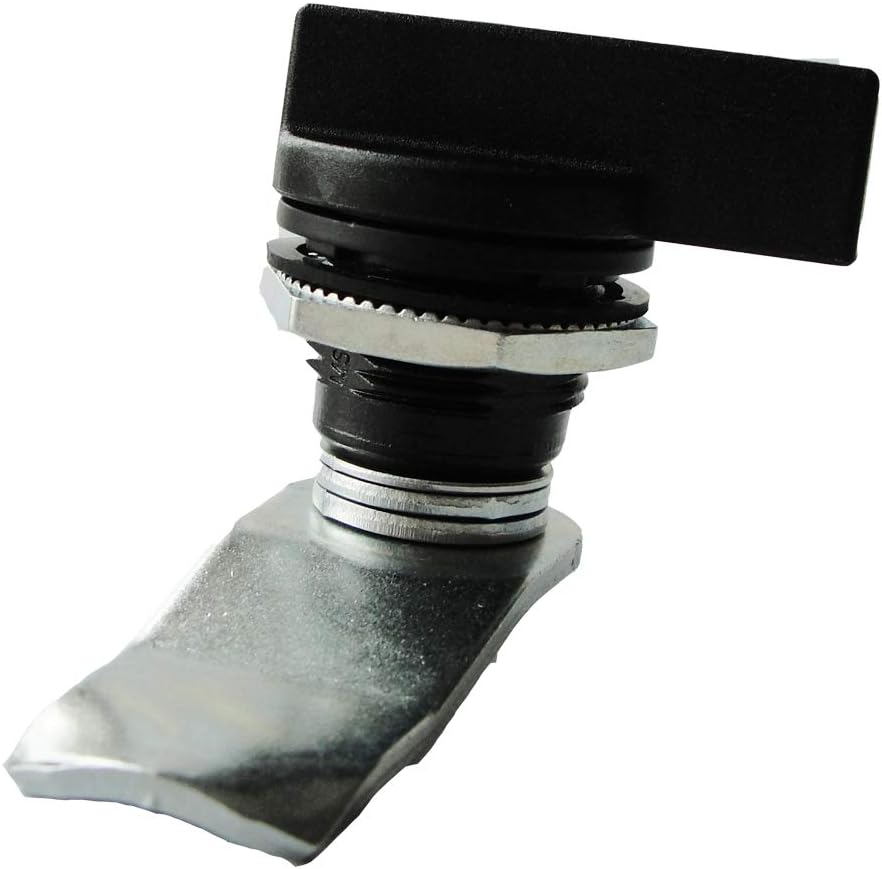 WJSKDQ 4PCS Thumb Operated Offset Thumb Cam Lock Black Cam Lock
