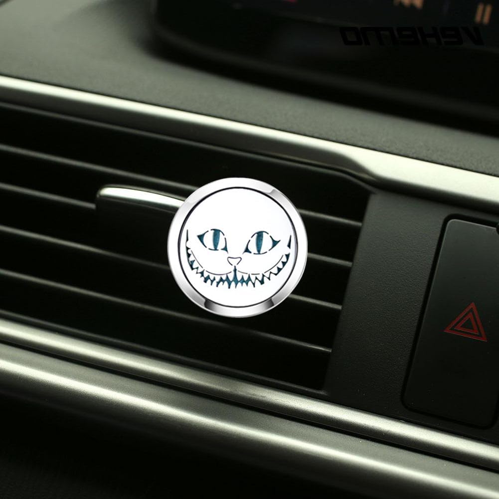 Essential Oil Car Diffuser Vent Clip Diffuser Christmas Car Accessories for Women Air Freshener(Cat Blue)