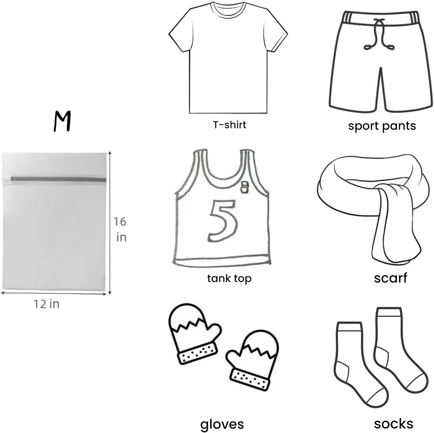 Lingerie Bags for Washing Delicates (12 x 16 Inches) 3Pcs Mesh Laundry Bags Net Wash Bag for Socks Bra Underwear Baby Clothes Delicate Laundry Bag for Washing Machine