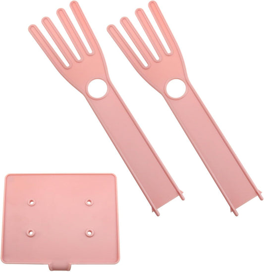 Pink Glove Holder 15x12x34cm Multifunctional Rubber Glove Drainer Towel Storage Rack Drying Rack Creative Kitchen Tools 1PCS