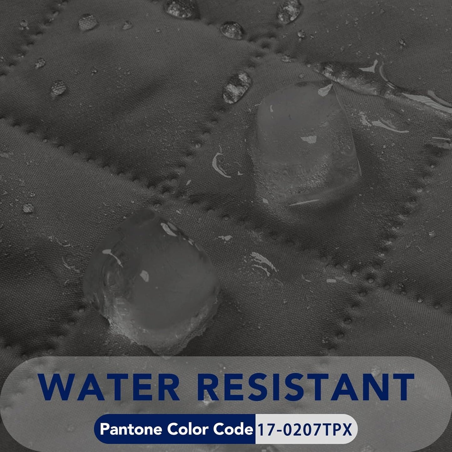 PureFit Reversible Quilted Sofa Cover, Water Resistant Slipcover Furniture Protector, Washable Couch Cover with Non Slip and Elastic Straps for Kids, Dogs, Pets (Oversized Loveseat, Dark Gray/Beige)