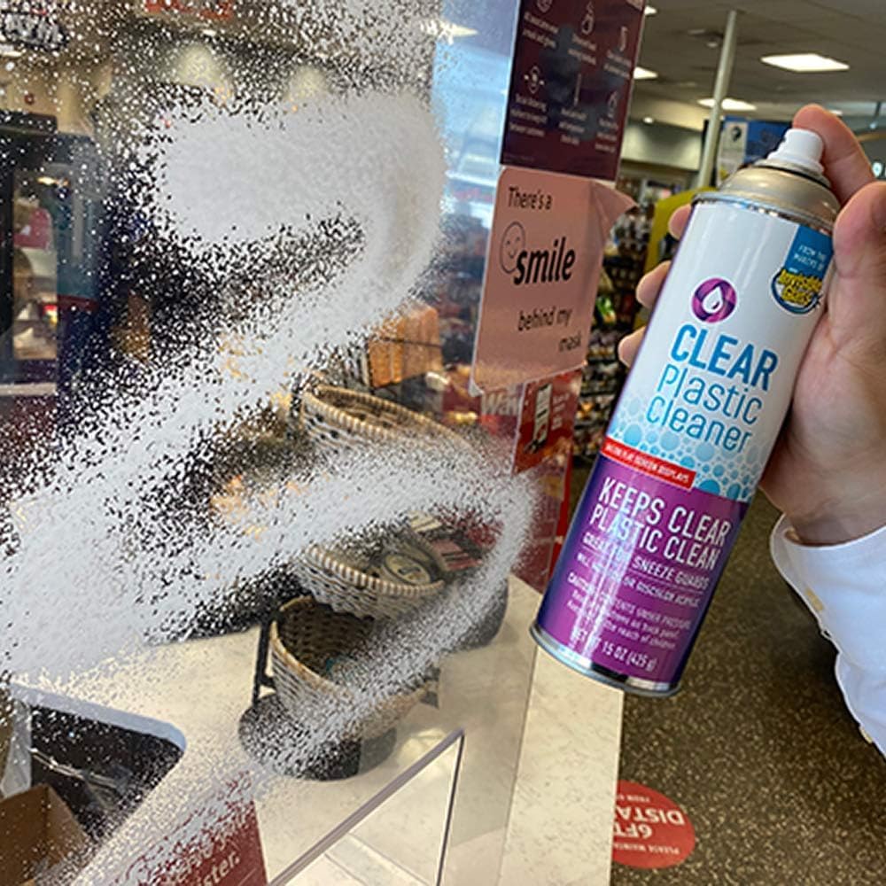 Invisible Glass 91014-3PK 19-Ounce Screen and Plastic Cleaner Protectant and Polish Anti-Fog and Anti-Static for Plastic Surfaces Touchscreens, Plastic Shields and Guards, Electronics, Pack of 3 , white