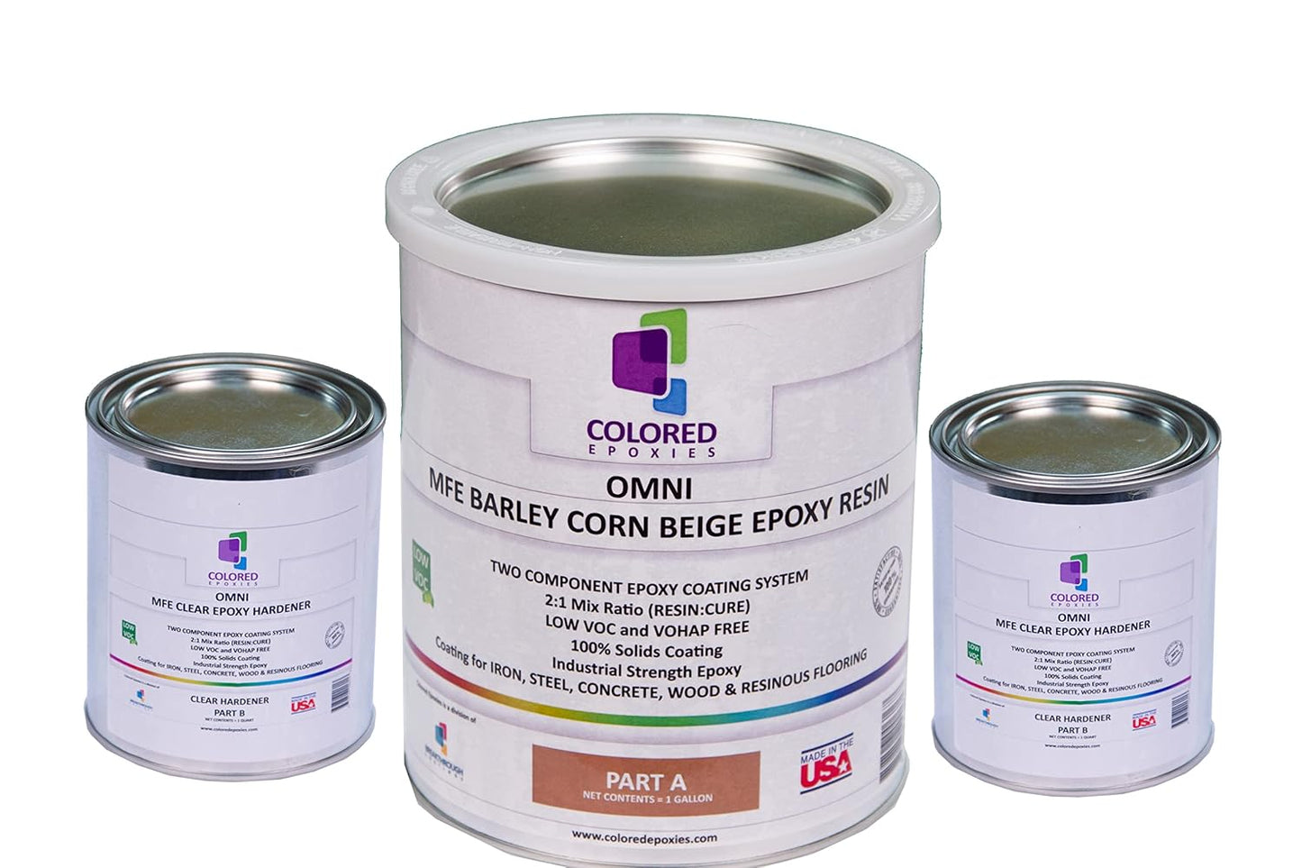 colored epoxies Barley Corn Beige Epoxy Resin for Bar Tops, Table Tops, Wood, Concrete, Epoxy Art & Crafts 1.5 Gallon