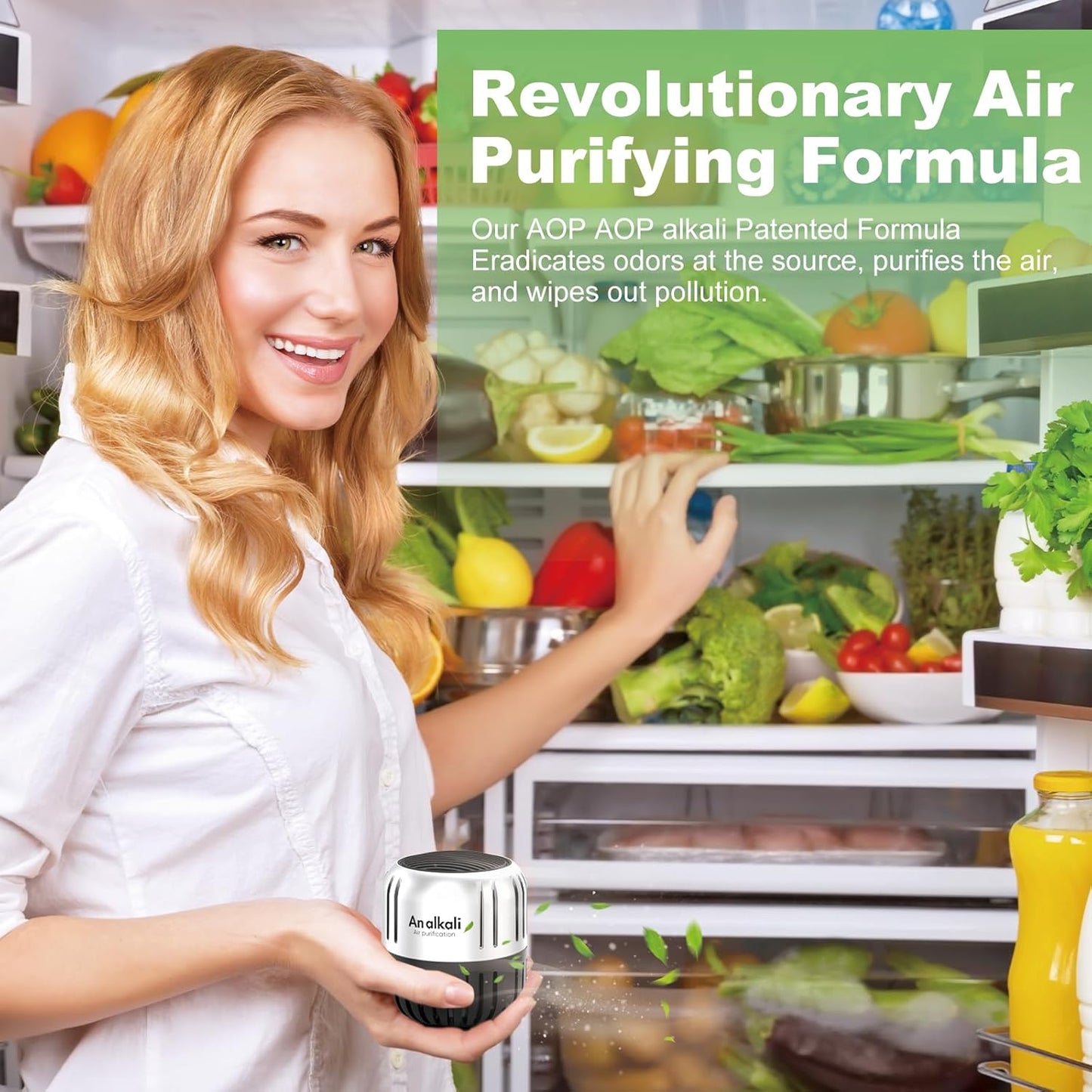 Fridge Deodorizer，4Pcs Refrigerator Deodorizer, Last for 10 Years Closet Deodorizer, Fridge Smell Eliminator, Baking Soda Odor Eliminator, for Closet, Wardrobe, Car, Pet Smell Order