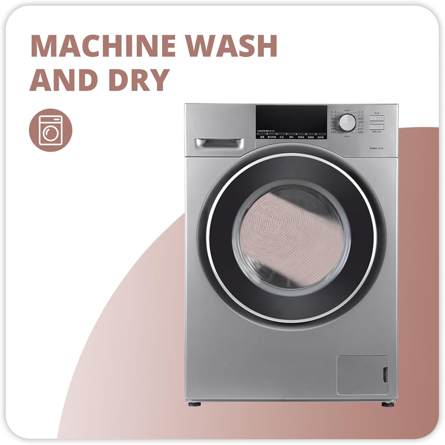 Bath Mat,Ultra Thin Bathroom Rugs,Rubber Bath Mats for Bathroom,No Slip Bath Rugs,Quick Dry,Machine Washable,Low Pile,Absorbent,Shower Outside,Sink,Home Decor Accessories.Beige,1'5"x2'3"(17x27inch)