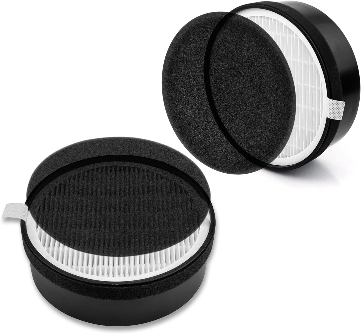 LV-H132 Replacement Filter for LEVOIT Air Purifier Replacement Filter LV-H132-RF, Funmit 3-in-1 H13 True HEPA Filter Replacement, 2 Pack