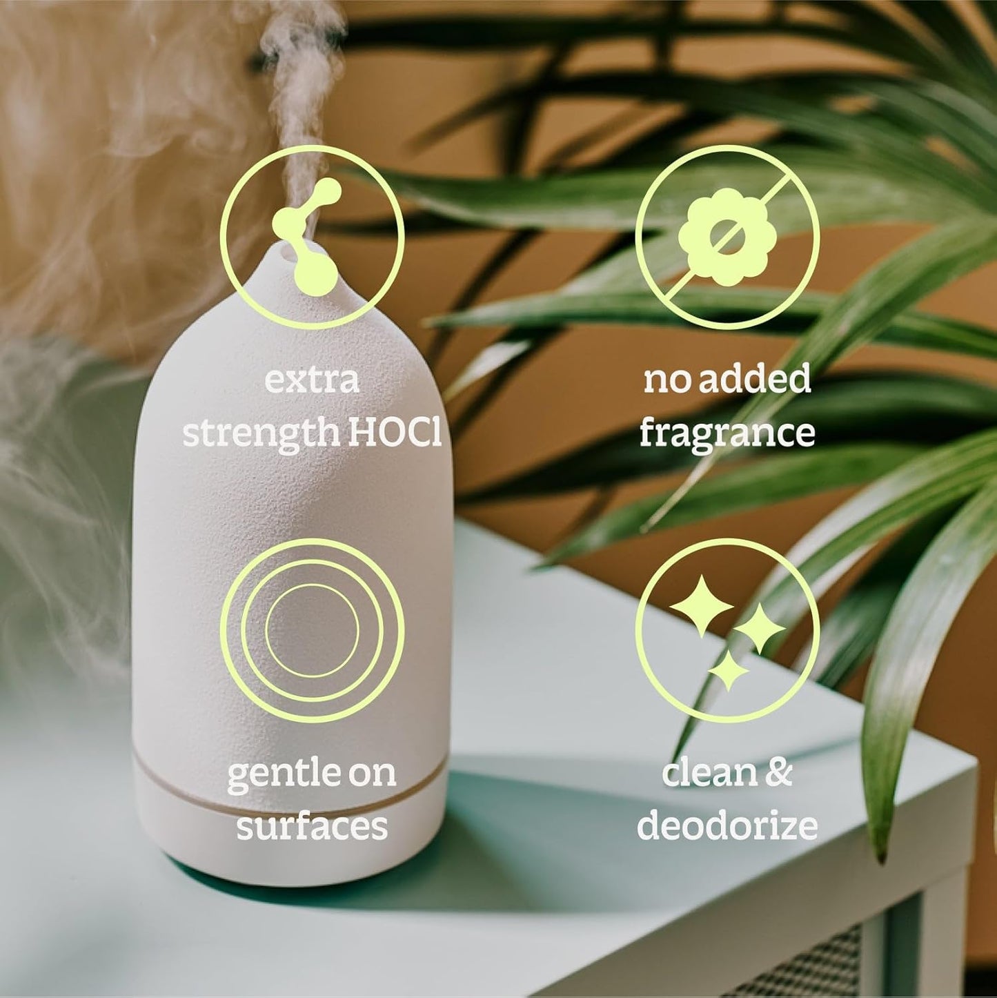 BRIOTECH Extra Strength HOCl Cleaner, 500 PPM Hypochlorous Acid Concentrate, ULV Foggers & Humidifiers, Professional Deodorizer for Dental, Offices, Schools, Homes, Peroxide Free, 32 fl oz (12 Pack)