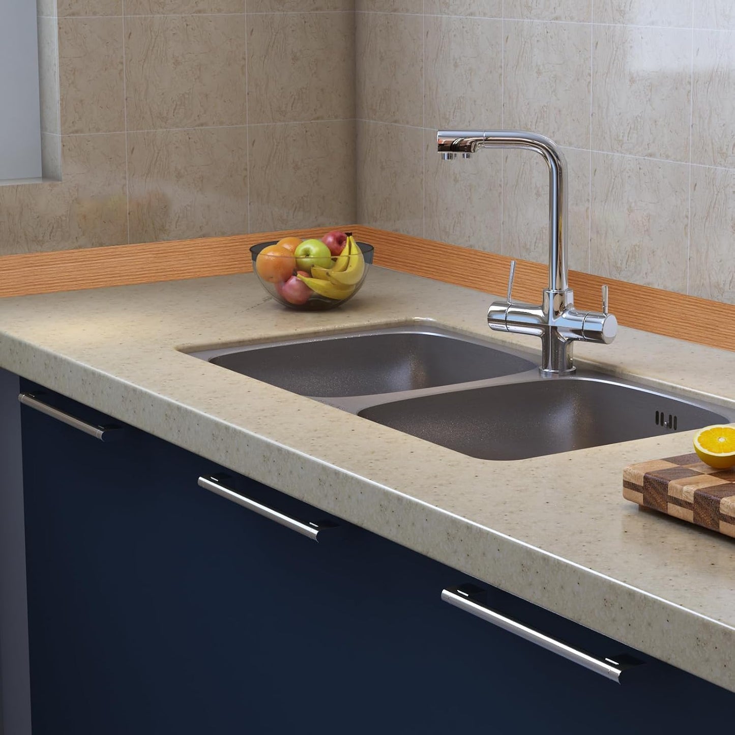 Floor/Door Flat Transition Strip & Self Adhesive Vinyl Edge Trim - Laminate Gap Covering Joining Strip