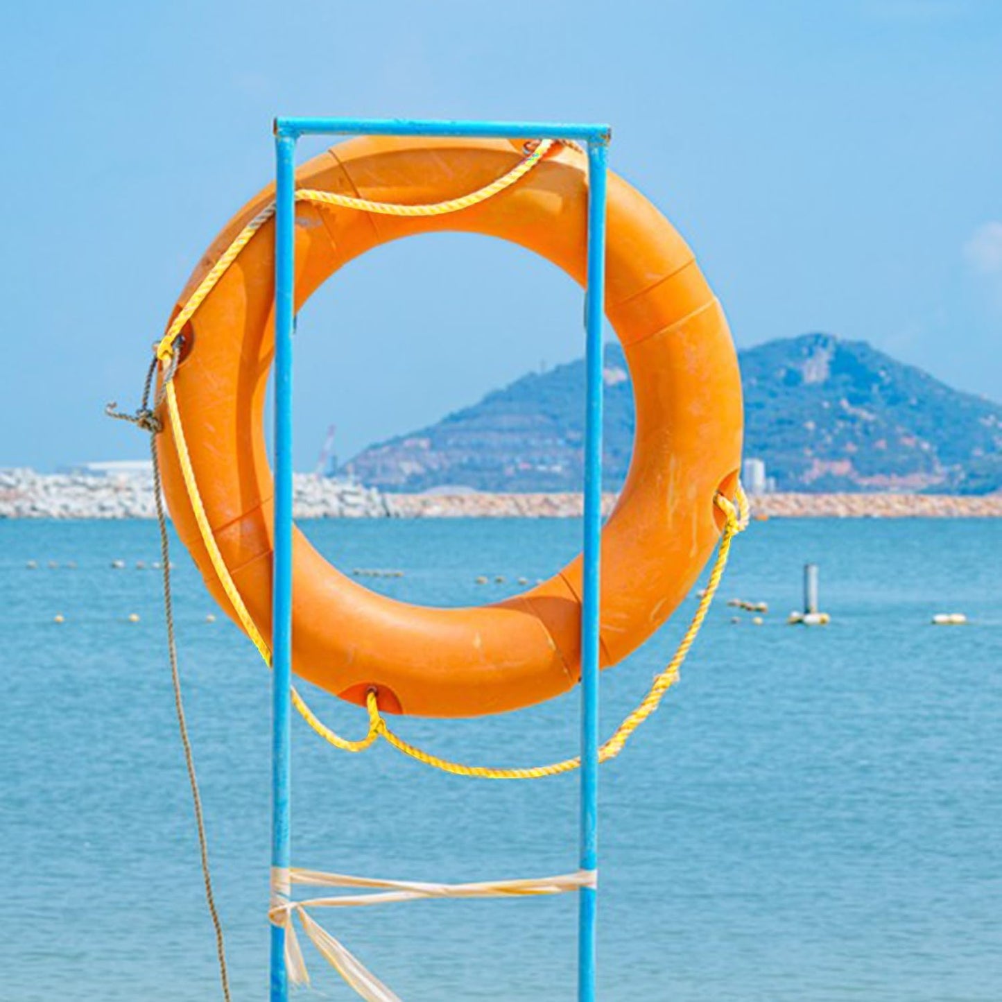 Polypropylene Rope - 1/4 Inch Yellow Nylon Rope, 500 Feet Long - Ideal for Tarps, Tie-Downs, Home Improvement & Hardware Needs