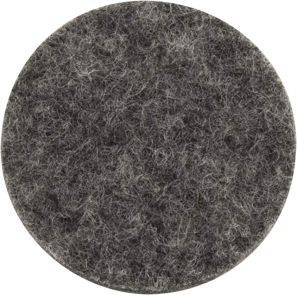 SoftTouch 1 1/2" Round Heavy Duty Felt Furniture Pads - Move Effortlessly & Protect Surfaces Floors, Gray (24 Pack),Grey