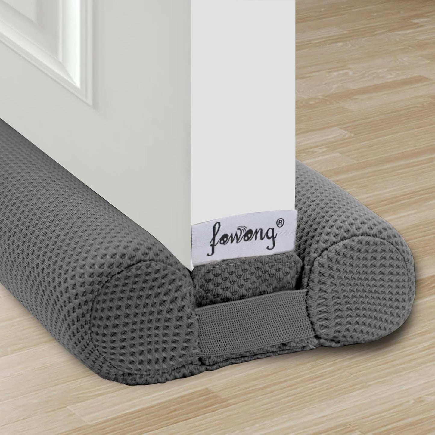 fowong Door Draft Stopper 36 Inch Adjustable Draft Stopper for Bottom of Doors, 30" to 36" Soundproofing Noise Blocker Cover Gap up to 1.5", Grey