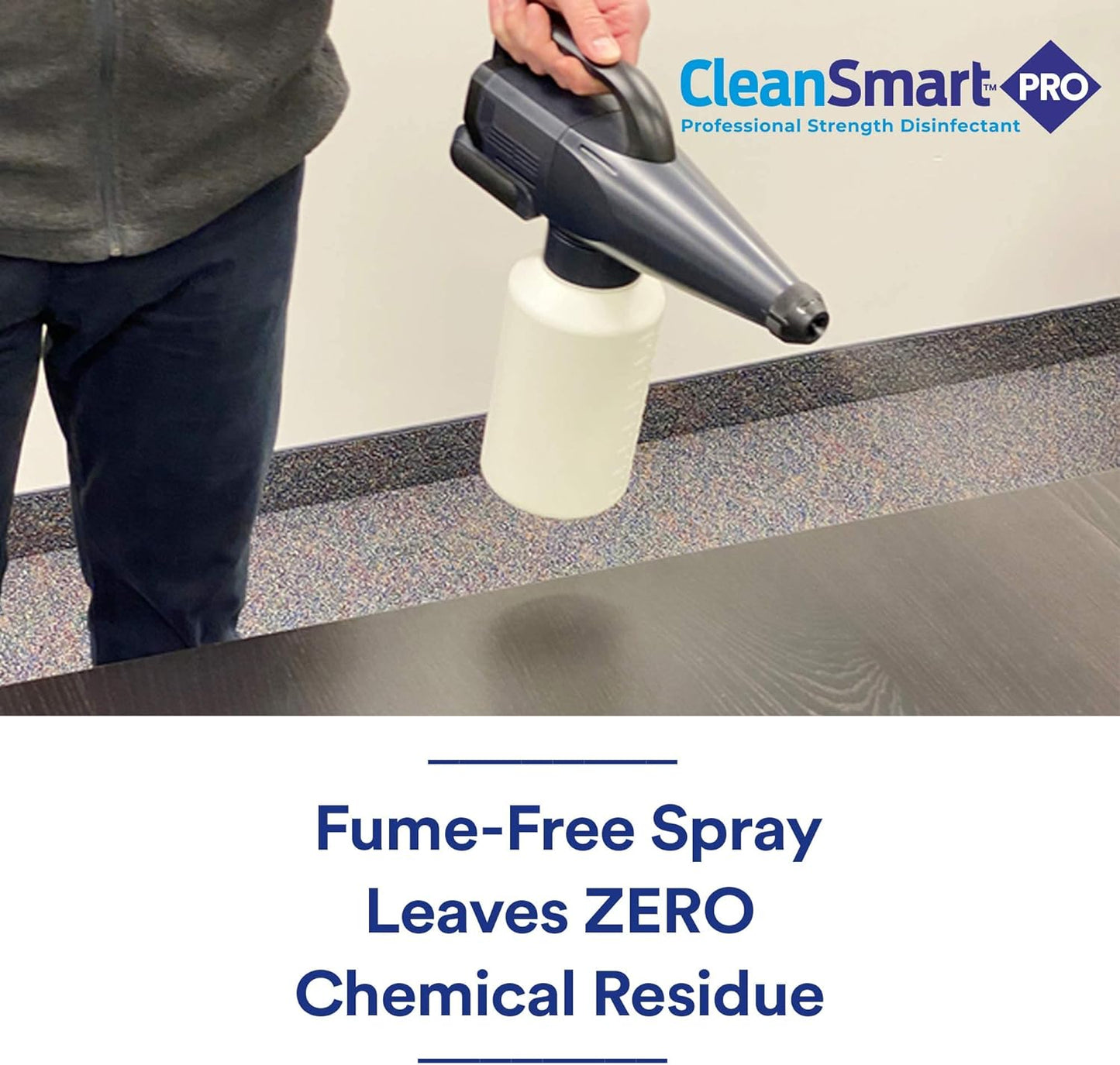 CleanSmart Hospital Grade Disinfectant, Kills 99.9% of Viruses and Bacteria, Hypochlorous Acid Technology, EPA Registered, 23 oz, (Pack of 6) (HOCL)