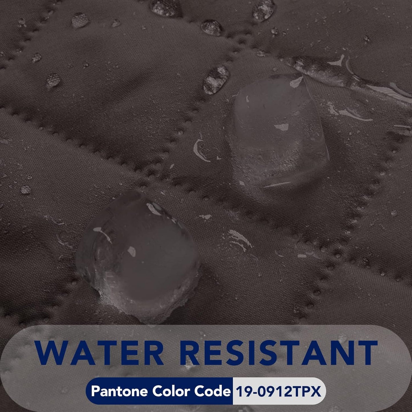 PureFit Reversible Quilted Sofa Cover, Water Resistant Slipcover Furniture Protector, Washable Couch Cover with Non Slip and Elastic Straps for Kids, Dogs, Pets (XX Large, Chocolate/Beige)