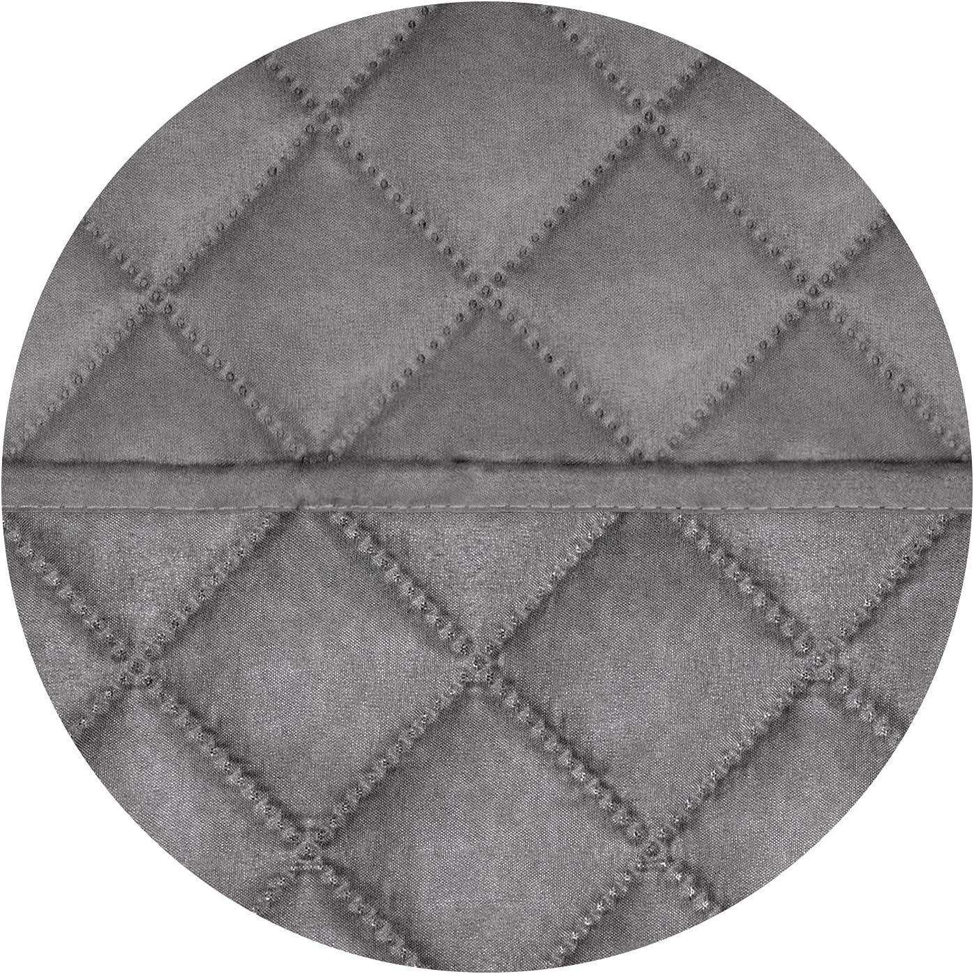 PureFit Reversible Quilted Sofa Cover, Water Resistant Slipcover Furniture Protector, Washable Couch Cover with Non Slip and Elastic Straps for Kids, Pets (Oversized Sofa, Gray/Gray)