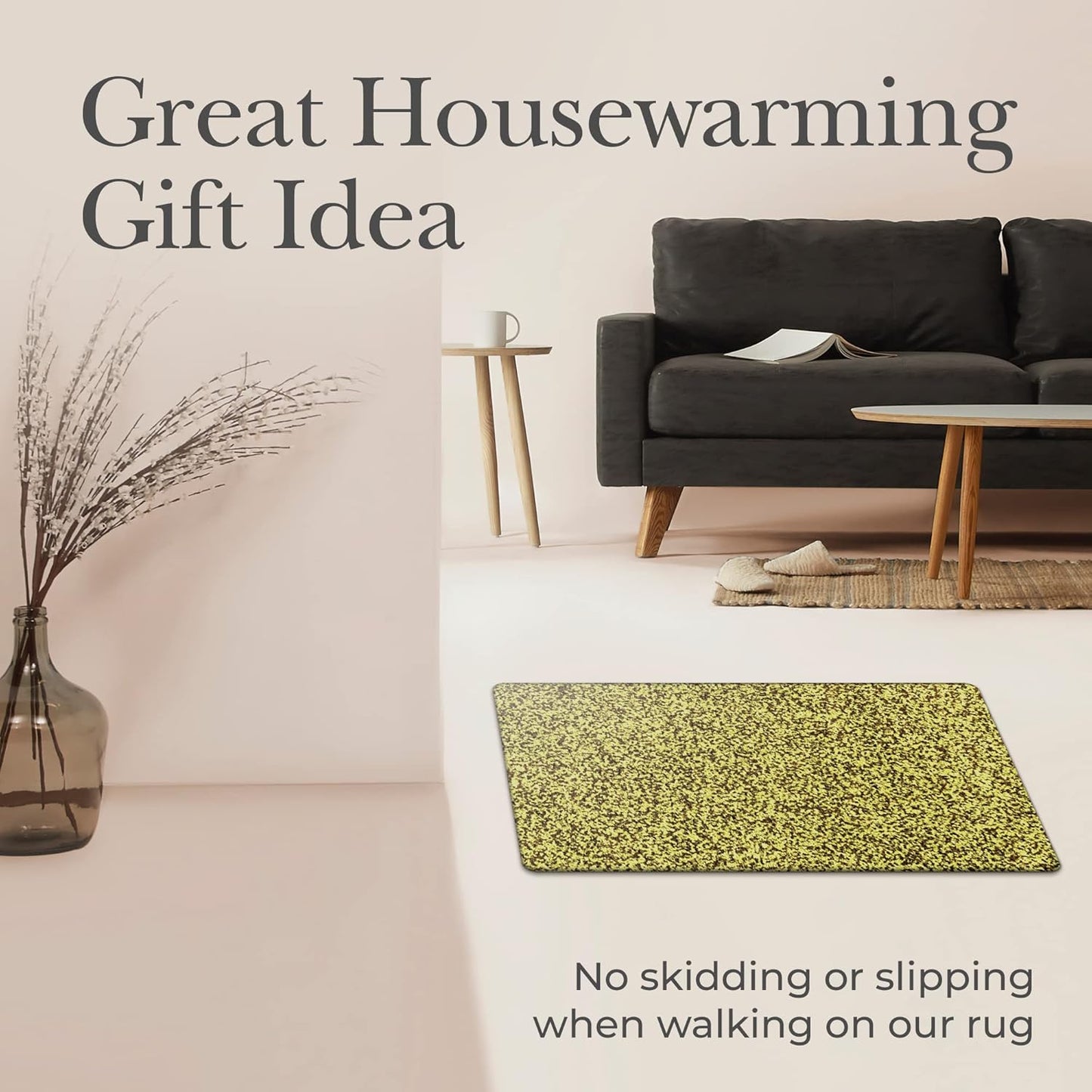 Premium Microfiber Indoor Door Mat – 20"x30" Washable Entry Mat, Non-Slip, Waterproof Backing, Super Absorbent, Low Profile Entryway Doormat for Indoor Entrance