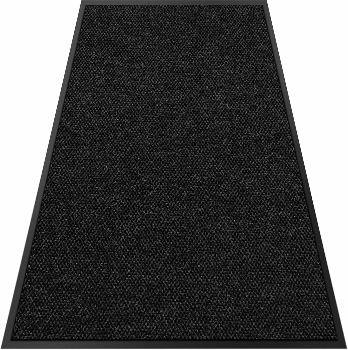 3′ x 6′ Front Door Mat Indoor Outdoor Entrance, Commercial Floor Mat Heavy Duty Dirt Trapper Entryway Doormat, Custom Size Non Slip Rubber Backing Welcome mat, Door Mat for High Traffic Area