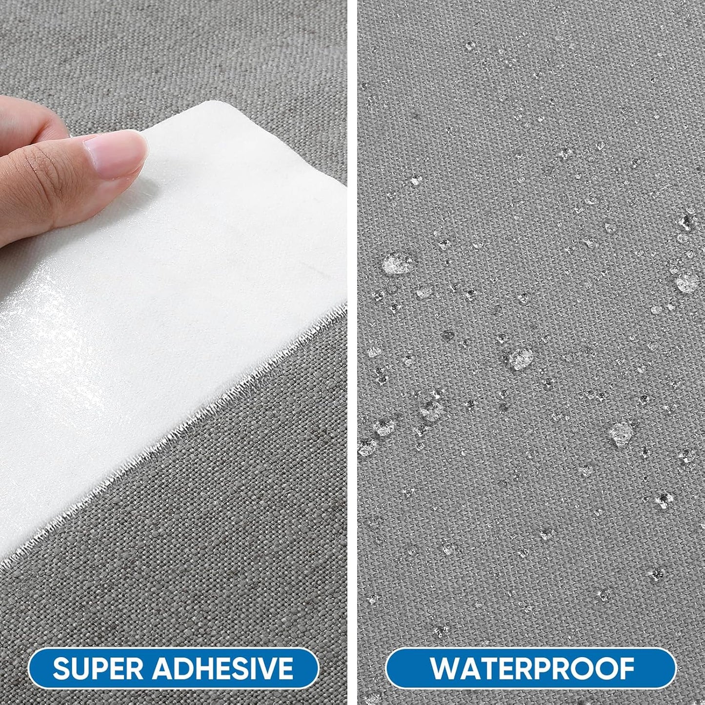 Oversized Canvas Patch 16 "x31, Self-Adhesive Waterproof Canvas Patch Set for Repairing Tents, Couch, Boat Covers, Camping Chairs, Awnings, Car Seats.(Brown)